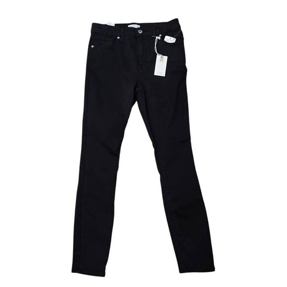 Good American Ultimate Sculpting Skinny Jeans Women's 8/29 Black Denim Stretch - Picture 1 of 6